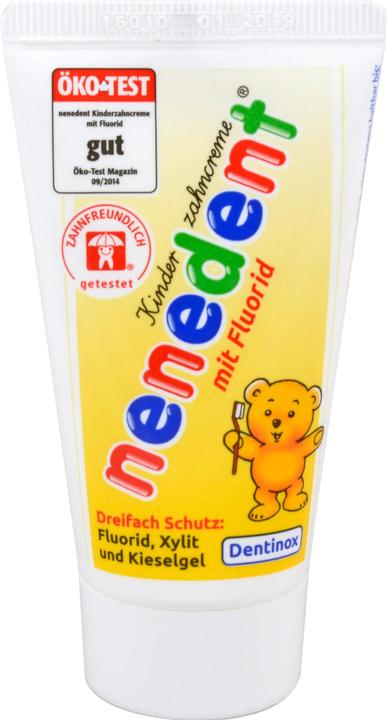 Dentinox nenedent Kinderzahncreme mit Fluorid, 50 ml Zahncreme (50 ml)