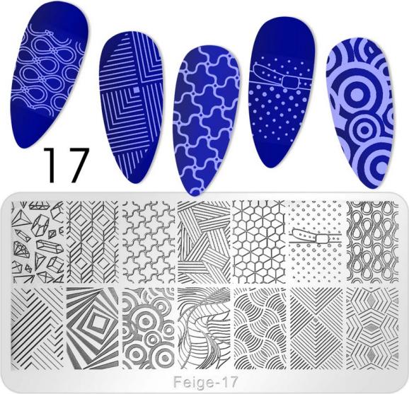 Actual product image Nagellack24 Nail Art Stamping Fig 17