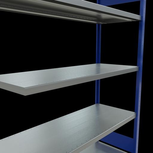 Produktbild Schulte Lagertechnik Stecksystem Anbauregal MULTIplus250 mit Längenriegel