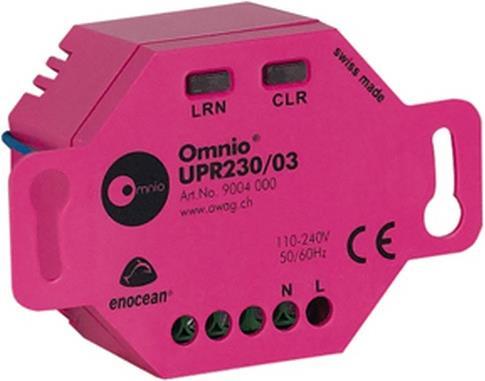 Actual product image Omnio EnOcean UP-2 level repeater