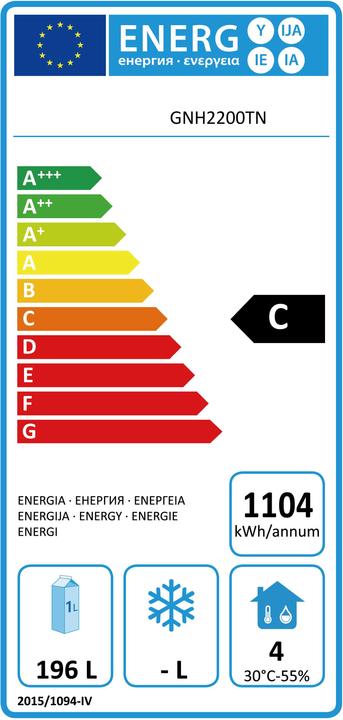 Etichetta energetica Gastro Hero Tavolo refrigerante ECO / con backsplash - / (282 l)