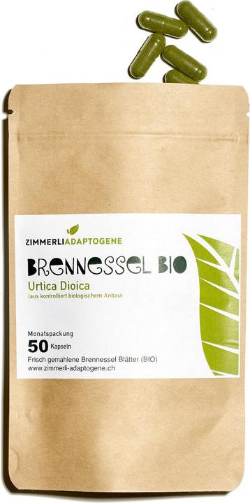 Zimmerli Adaptogene Brennnessel Kapseln (BIO) 50 Kapseln (1 Stück, Kapseln, 25 g)