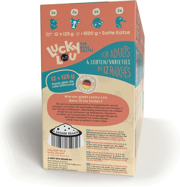 Image du produit Lucky Lou Tasty-Mix (Senior, Adulte, 12 pcs, 1500 g)