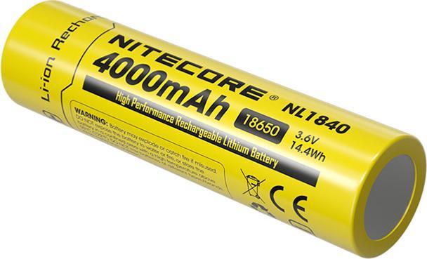 Image du produit Nitecore NL1840 (1 pcs, 18650, 4000 mAh)