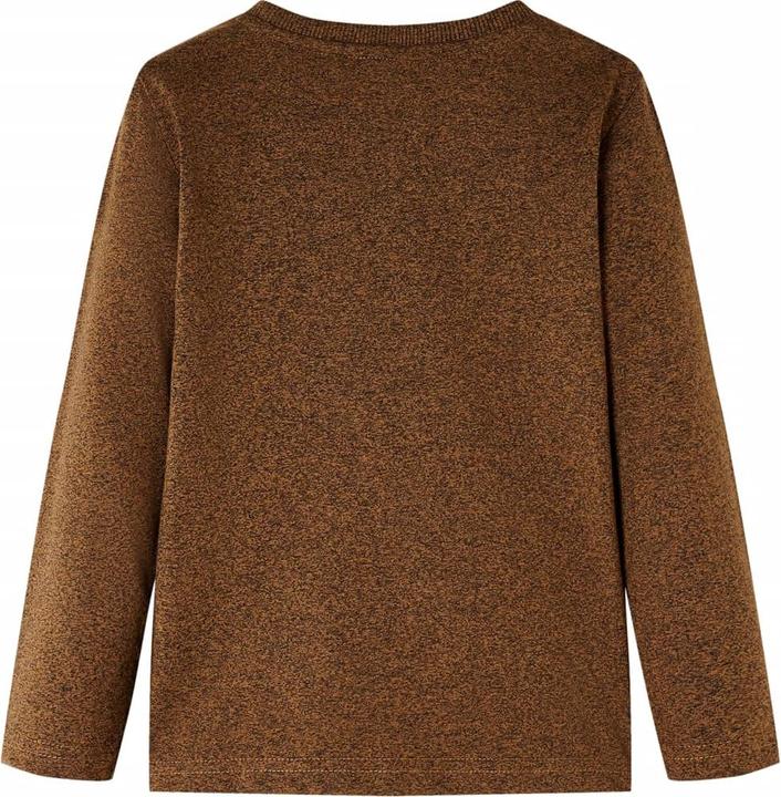 Image du produit VidaXL T-shirt manches longues enfant Cognac Melange 92,Matière : 50 (92)