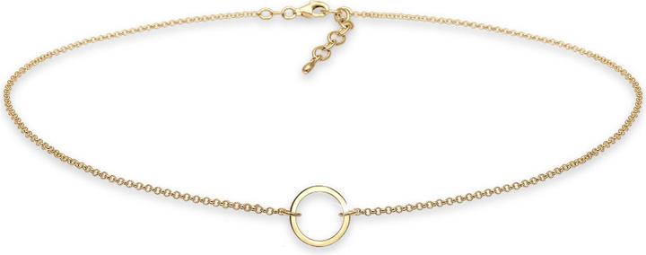 Elli Choker mit Kreis Design (Sterling Silber, 38 cm)