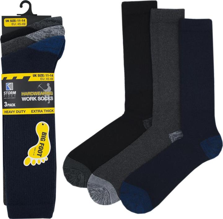 Actual product image Storm Ridge Work socks 3 pairs (45 - 49)