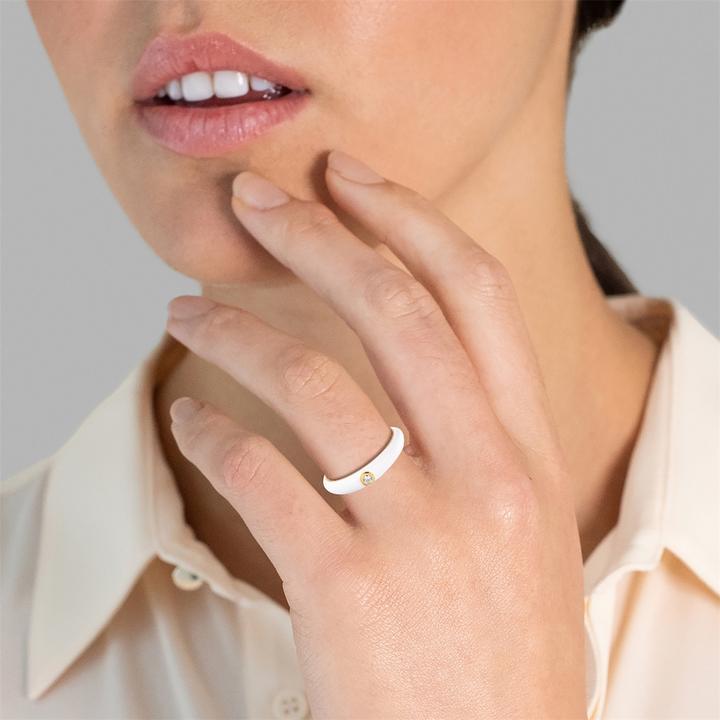 Produktbild Glanzstücke München Damen Sterling Silber Zirkonia Gelbgold - 33804 (48, 925 Silber)