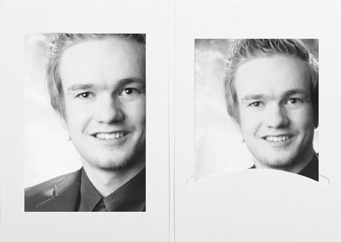 Image du produit Daiber 1x100 Pochettes portrait avec passe-partout 13x18 (13 x 18 cm)