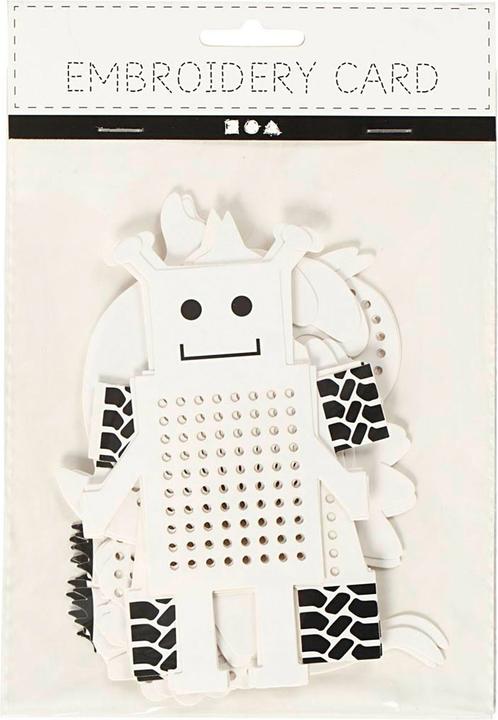Produktbild Creativ Company Borduurfiguren Dieren en Robots, 18dlg.