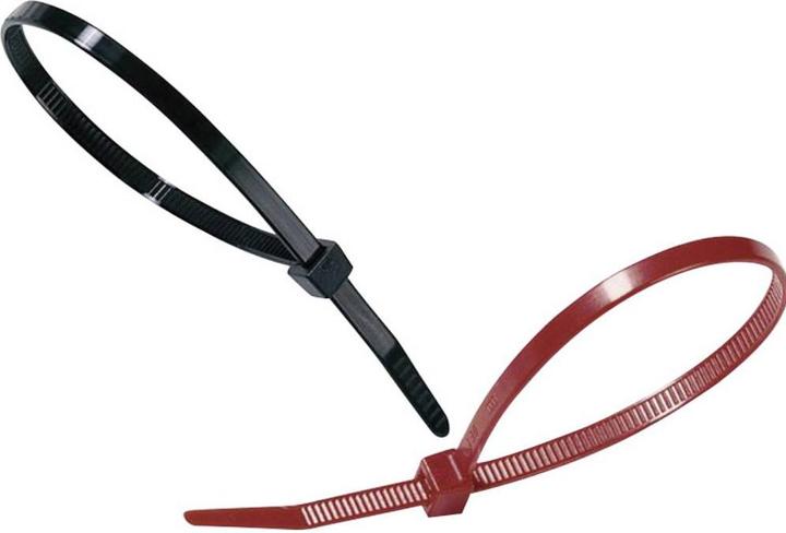 Produktbild HellermannTyton Kabelbinder schwarz 204x4,7mm (Kunststoffkabelbinder, 210 mm, 100 Stk.)