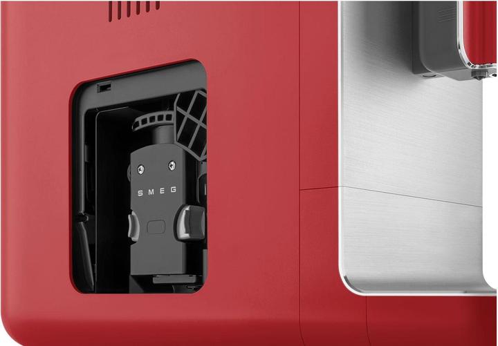 Actual product image Smeg Fully Automatic Coffee Machine 50's Style red