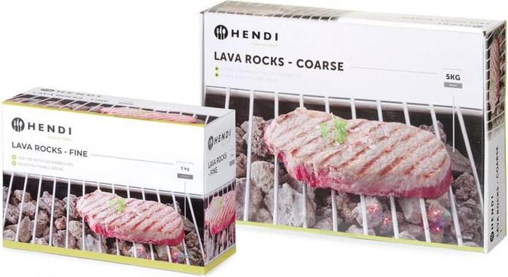 Actual product image Hendi Lava stones for gas barbecue coarse (9 kg)