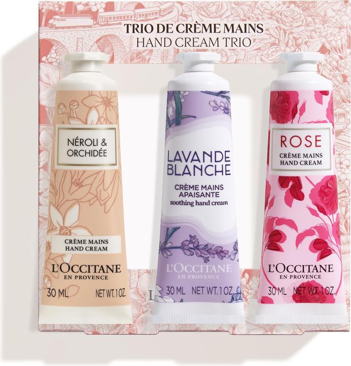 L'Occitane Coffrets Christmas 2024 Coffret Trio Cremes Mains Floral (Körperpflegeset)