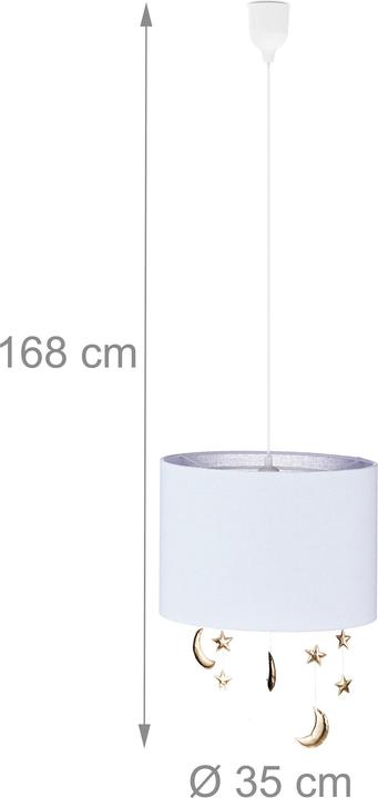 Actual product image Relaxdays Hanging lamp (E27)