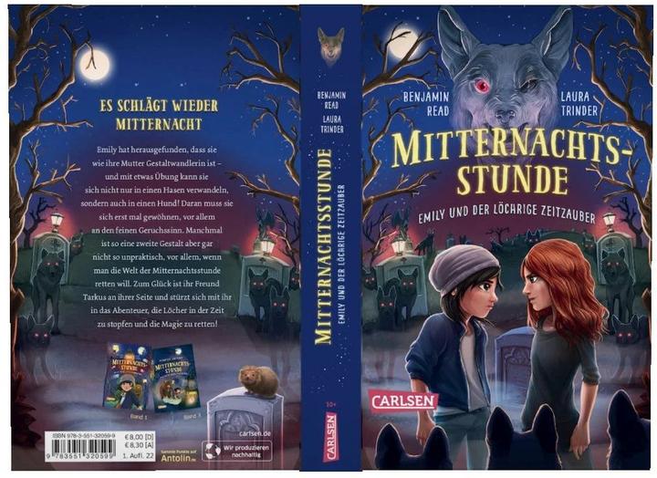 Actual product image Midnight Hour 2: Emily and the Holey Time Spell (Laura Trinder, Benjamin Read, Birgit Niehaus, German)