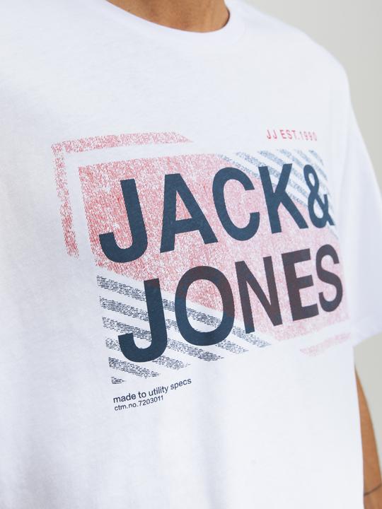 Produktbild Jack & Jones 3er-pack Gedruckt Rundhals T-shirt T-shirt (XL)