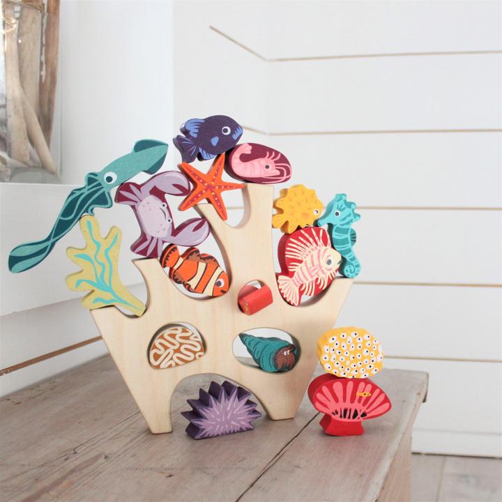Produktbild Tender Leaf Toys Stapelspielzeug Korallenriff