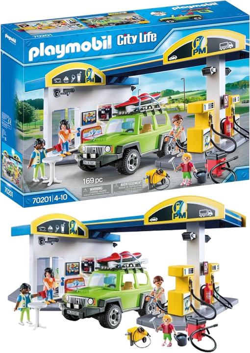 Actual product image Playmobil Large filling station (70201, Playmobil City Life)