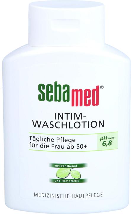 Actual product image Sebamed Intimate washing lotion daily care for women over 50+, 200 ml liquid soap (200 ml, Intimate washing lotion)