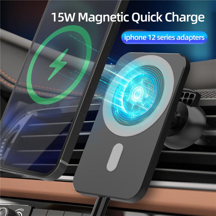 Produktbild PhoneLook 15W magnetischer Auto Wireless Charger für Apple MagSafe (15 W)
