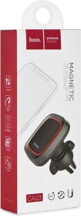 Immagine prodotto Hoco Supporto CA23 per telefoni per auto, montato sulla griglia di ventilazione, magnetico