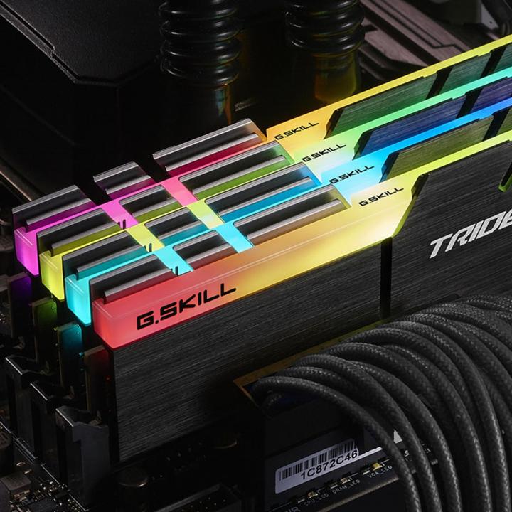 Actual product image G.Skill Trident Z RGB (4 x 16GB, 3600 MHz, DDR4-RAM, DIMM)