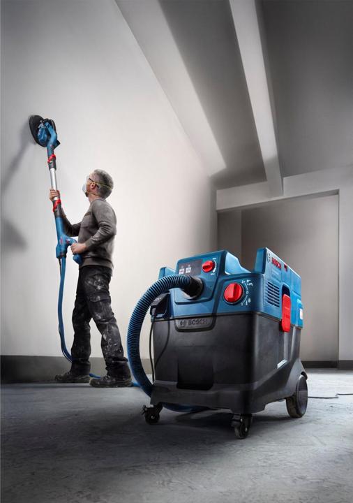 Productafbeelding Bosch Hausgeräte GAS 400 A Professional, Nat/droog stofzuiger (blauw/zwart) (Nat-droog stofzuiger)