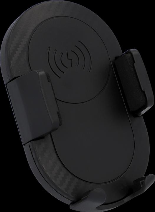 Produktbild Cartrend Wireless-KFZ-Smartphonehalter, schwarz kabelloses Laden durch integrierte Indusktionsladetechnik