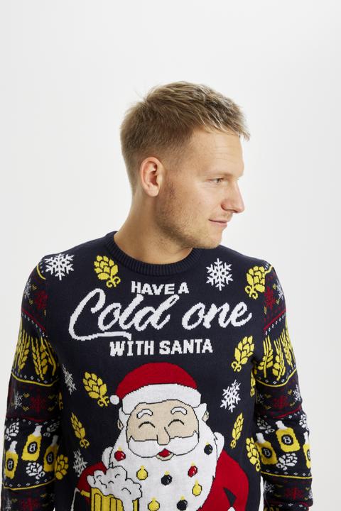 Produktbild Christmas Sweats Have a Cold One With Santa LED (XS)