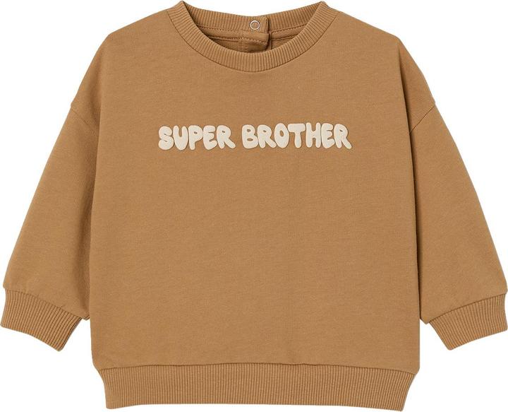 Vertbaudet Baby Sweatshirt mit Druckknöpfen hinten und Recycling-Polyester