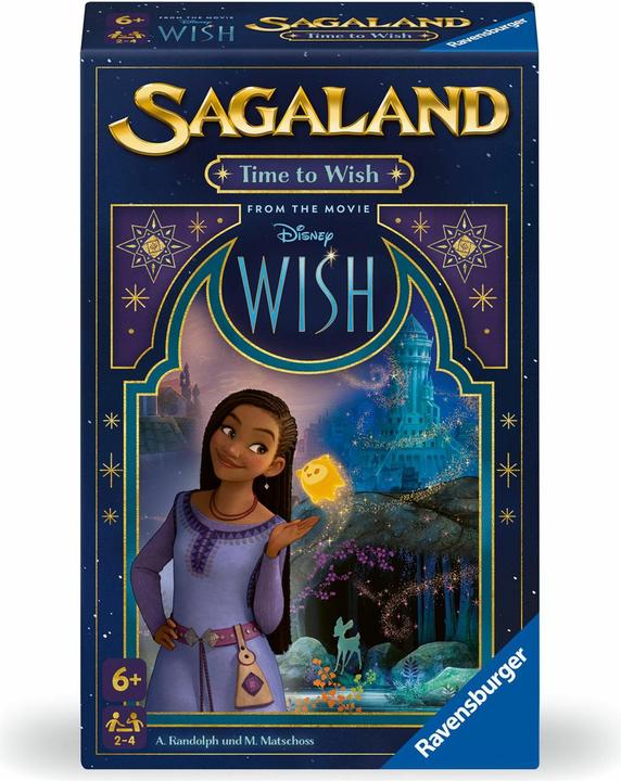 Produktbild Ravensburger 22649 - Disney Wish Sagaland: Time to Wish - Mitbringspiel für 2-4 Spieler ab 6 Jahren (Italienisch, Spanisch, Englisch, Französisch, Deutsch, Niederländisch)
