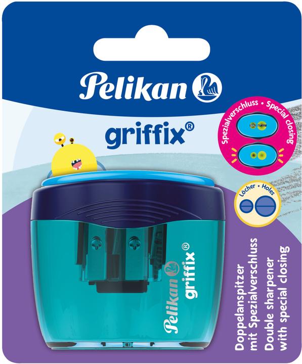 Image du produit Pelikan Taille-crayons boîte double Griffix bleu