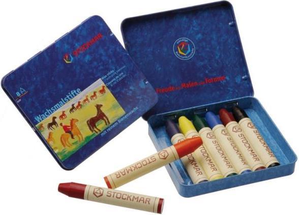 Actual product image Stockmar WAXING PENCIL /Pà8 (Multicoloured, 8 x)