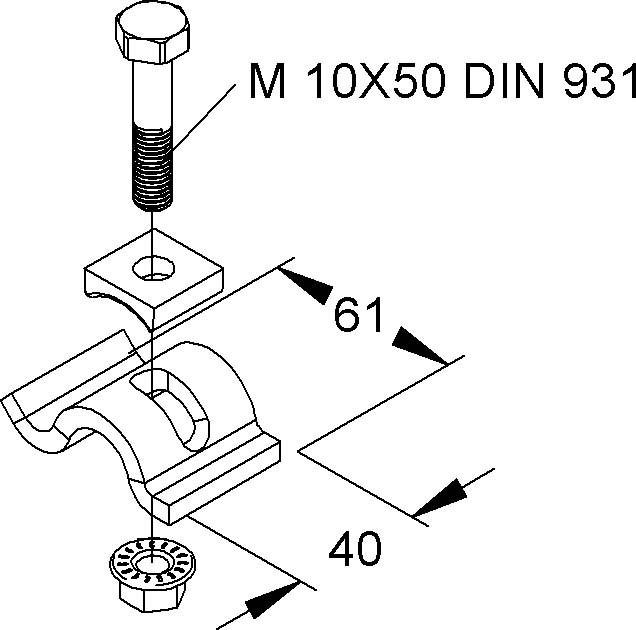 Produktbild Niedax Spannklaue