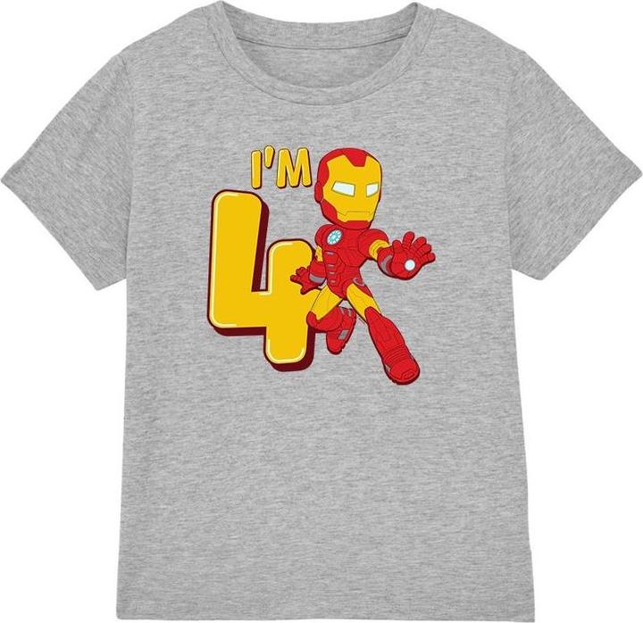 Iron Man TShirt 4. Geburtstag
