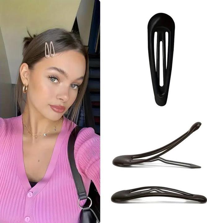Actual product image ASMI 10 hair clips in water drop shape (10 pcs.)
