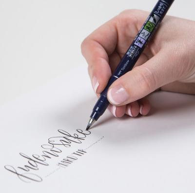 Actual product image Tombow Fudenosuke (Multicoloured, 10 x)