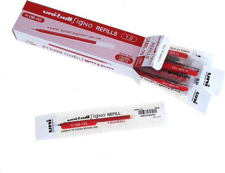 Actual product image Uni-ball Roller cartridge Signo broad (Gel mine, Red, 0.60 mm)