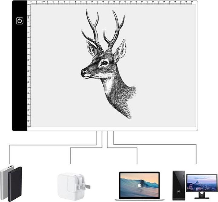 Immagine prodotto I Am Creative Lavagna a LED (46 x 34 cm)