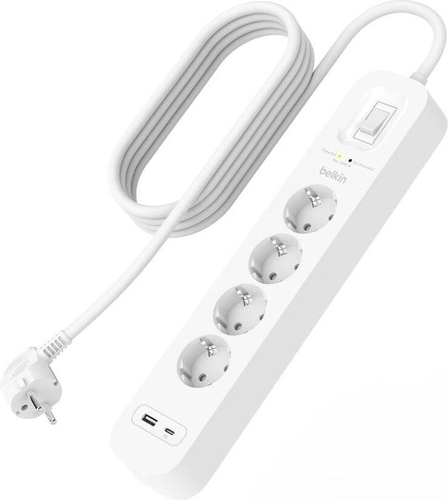 Produktbild Belkin Surgemaster Überspannungsschutz (4 x, 2 m)