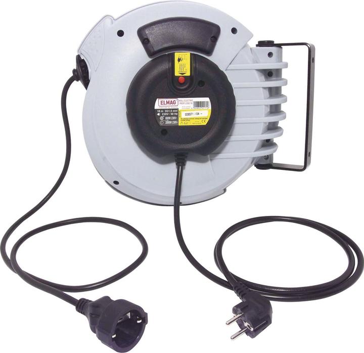 Actual product image Elmag Automatic cable retractor PROFI 230 Roll Electric (18 m, 1.50 mm²)
