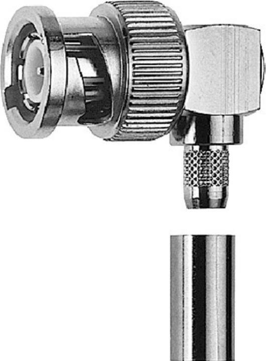 Immagine prodotto Telegärtner Connettore angolare BNC a crimpare G07 50 Ohm, a saldare/crimpare, A0503, G07 (RG 316/U)