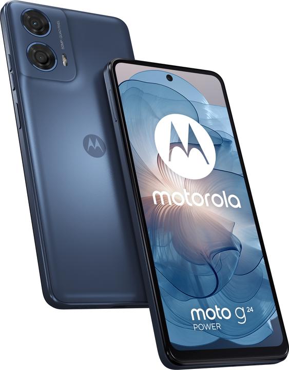 Produktbild Motorola Moto G24 Power (256 GB, Glacier Blue, 6.56", Dual SIM, 50 Mpx, 4G)