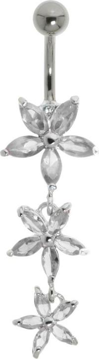 Produktbild Bijouteria Bauchpiercing (Edelstahl, Silber 925, Kristall)