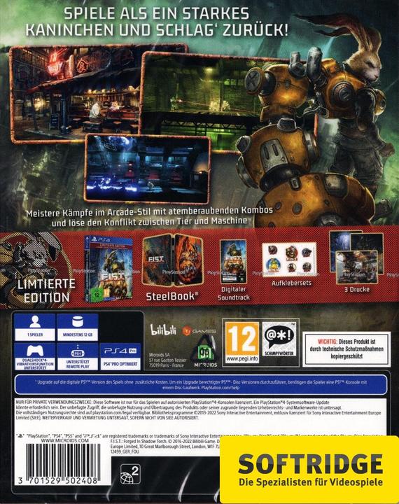 Actual product image Microids F.I.S.T.: Forged In Shadow Torch (Free upgrade to PS5) (PS4, DE)