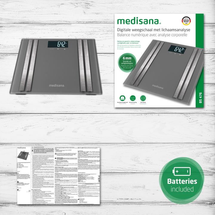 Actual product image Medisana BS 476 Body Composition Monitor (180 kg)