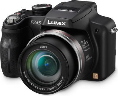 Actual product image Panasonic Lumix FZ45, 14MP, 24x zoom, HD movies, black (1/2,3'')
