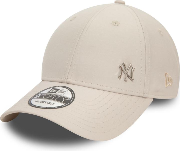 Actual product image New Era 9Forty Strapback Cap - New York Yankees stone beige