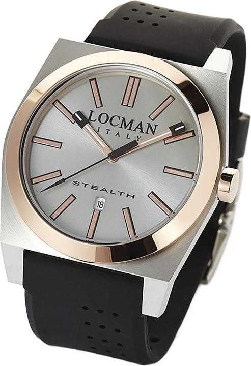 Image du produit Locman Italy Montre pour homme Stealth Ref. 0201 (Montre analogique, 42 mm)